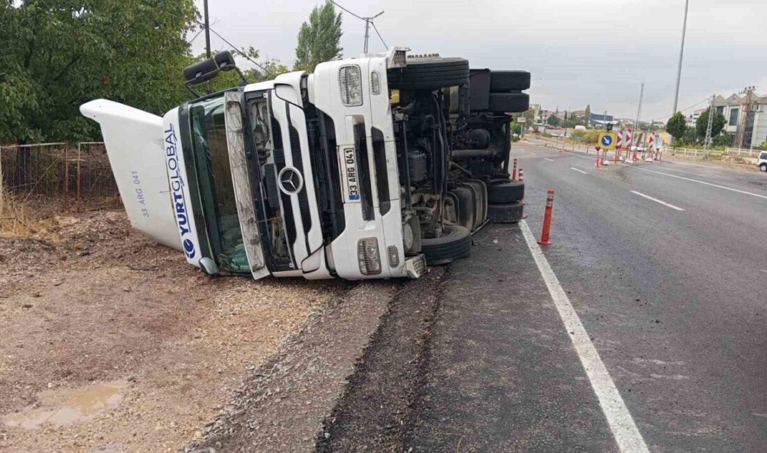 Adıyaman’ın Gölbaşı ilçesinde meydana gelen bir kaza sonucunda tırın kontrolden
