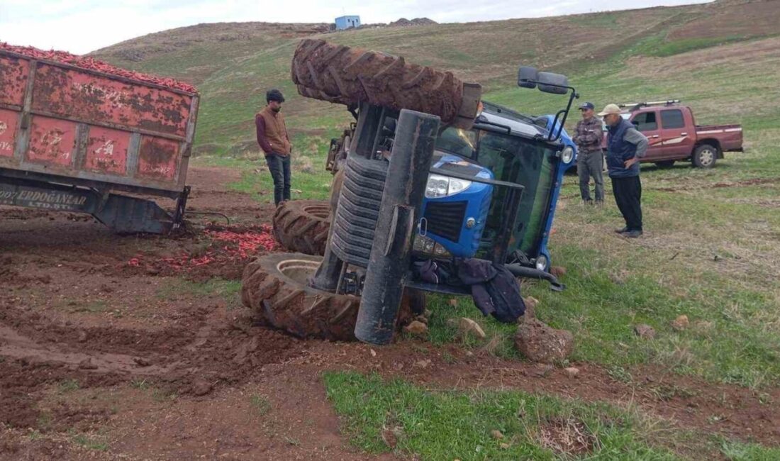 Gaziantep’in İslahiye ilçesinde kontrolden çıkan traktörün devrilmesi sonucu yaralanan olmazken