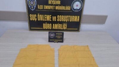 Konya ilinde polis ekipleri tarafından düzenlenen bir uyuşturucu operasyonunda 4
