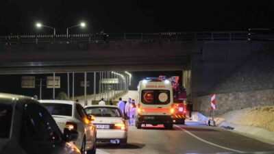 Karaman’da kız arkadaşıyla tartıştığı öne sürülen ve üst geçide çıkarak