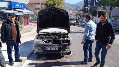 Amasya’da bir genç, KPSS sınavına girmek için park ettiği otomobilden