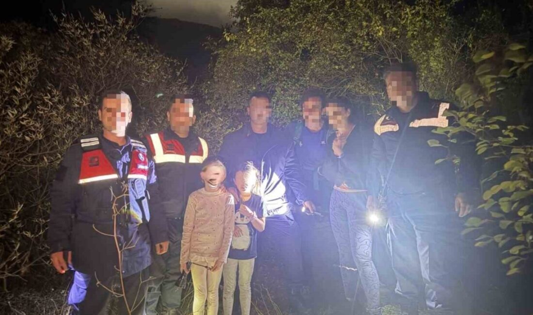 Aydın’ın Kuşadası ilçesinde geziye çıukan ve ormanlık arazide kaybolan 4
