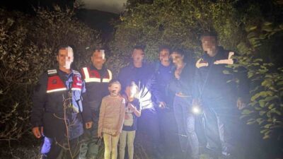 Aydın’ın Kuşadası ilçesinde geziye çıukan ve ormanlık arazide kaybolan 4