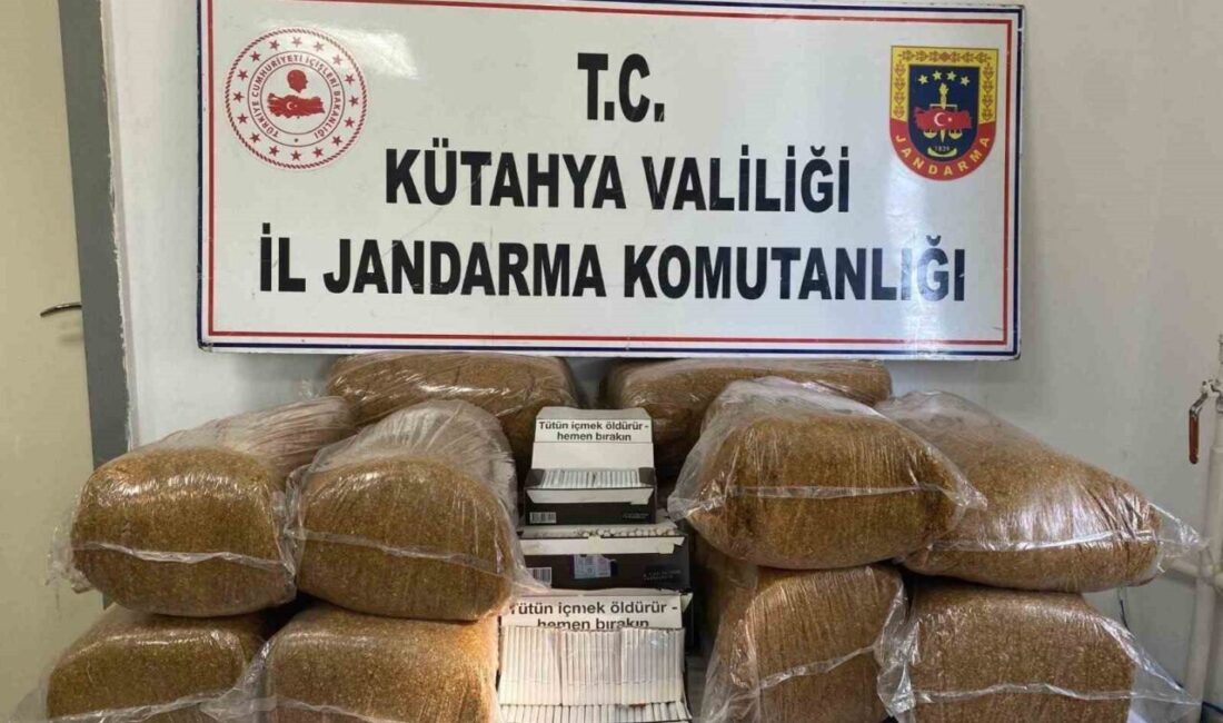 Kütahya ilinde jandarma ekipleri tarafından gerçekleştirilen operasyonda 61,5 kilogram kıyılmış