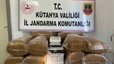 Kütahya ilinde jandarma ekipleri tarafından gerçekleştirilen operasyonda 61,5 kilogram kıyılmış