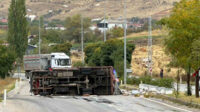 Malatya-Adıyaman kara yolunda meydana gelen bir kazada, arı taşıyan bir