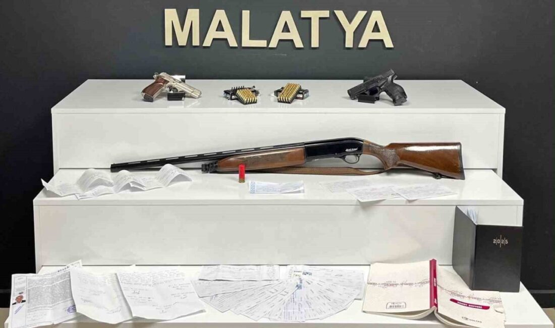 Malatya’da gerçekleştirilen operasyonla, tefecilik, organ ve doku ticareti ile yağma