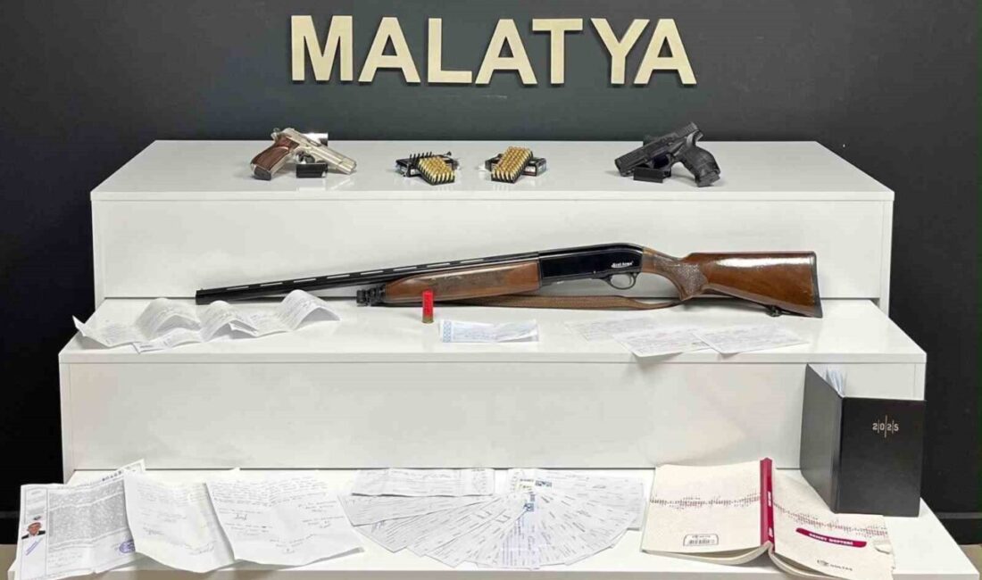 Malatya’da gerçekleştirilen operasyonda, tefecilik, organ ve doku ticareti ile yağma