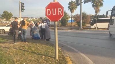 Manavgat ilçesinde meydana gelen trafik kazasında otel servis otobüsü ile