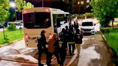 Manisa merkezli 6 ilde gerçekleştirilen eş zamanlı operasyonda, yasa dışı