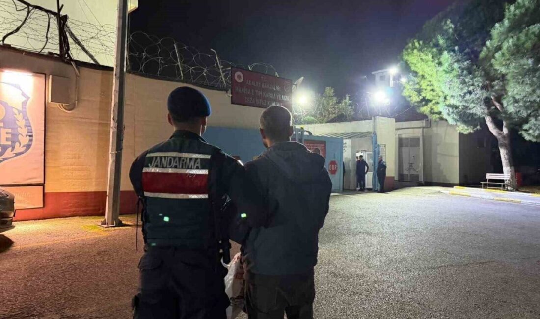 Manisa’nın Turgutlu ilçesinde, hakkında çeşitli suçlardan 21 yıl 4 ay