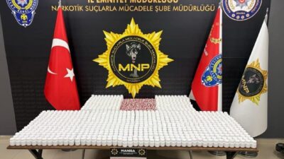 Manisa’da uyuşturucu ticareti yapan şahıslara yönelik gerçekleştirilen operasyonda büyük miktarda