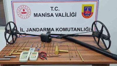 Manisa’nın Saruhanlı ilçesinde, Anadolu’nun kültürel mirasını koruma çalışmaları kapsamında, define