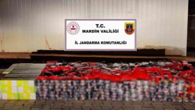 Mardin’de gerçekleştirilen kaçak tütün ve sigara operasyonunda yaklaşık 5 milyon