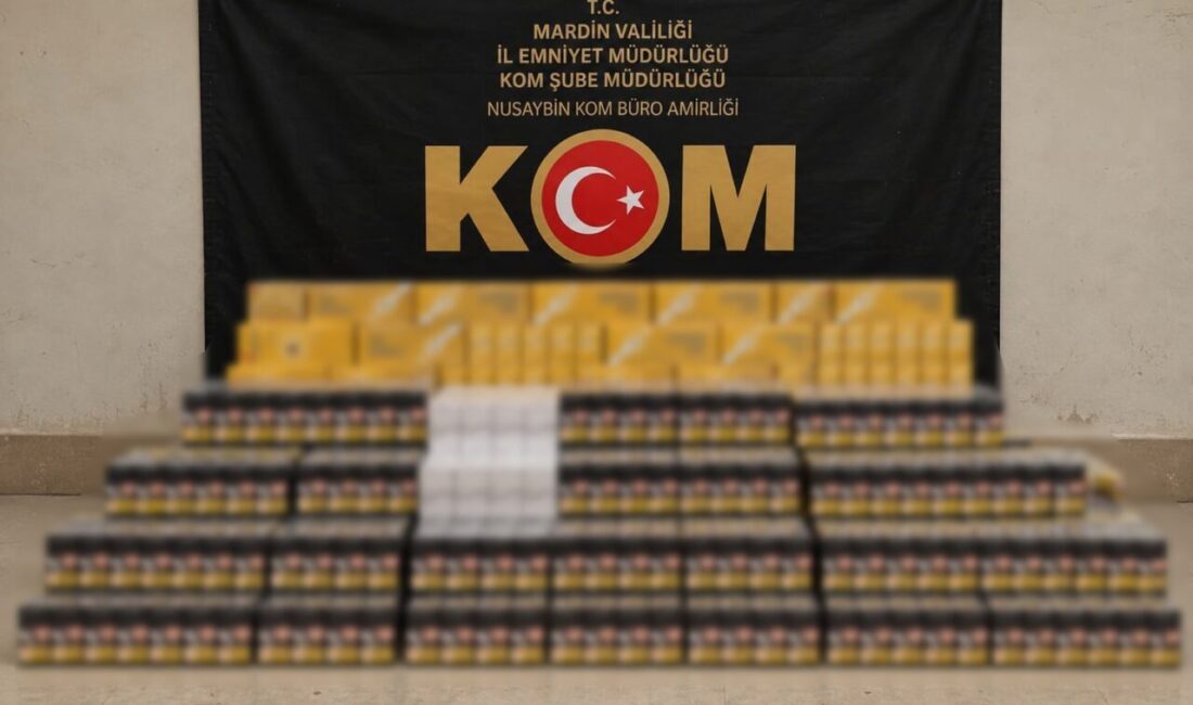 Mardin’in Nusaybin ilçesinde bir araçta yapılan aramada 12 bin 520