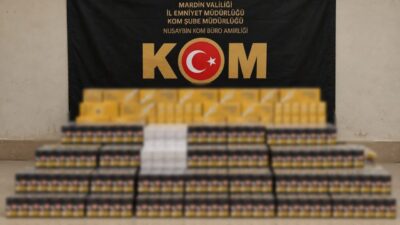 Mardin’in Nusaybin ilçesinde bir araçta yapılan aramada 12 bin 520