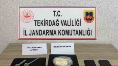 Marmaraereğlisi ilçesinde jandarma tarafından yapılan operasyonda uyuşturucu madde ele geçirildi