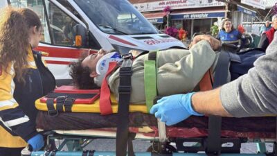 Muğla’nın Menteşe ilçesinde, otomobil ile motosikletin çarpışması sonucu meydana gelen