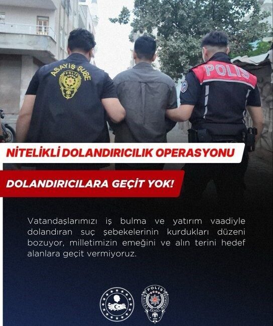 Mersin’de nitelikli dolandırıcılık suçundan düzenlenen operasyonda 13 kişi gözaltına alındı.