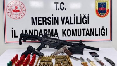Mersin’de jandarma ekipleri tarafından gerçekleştirilen operasyonda, silah kaçakçılığı suçuna karıştığı