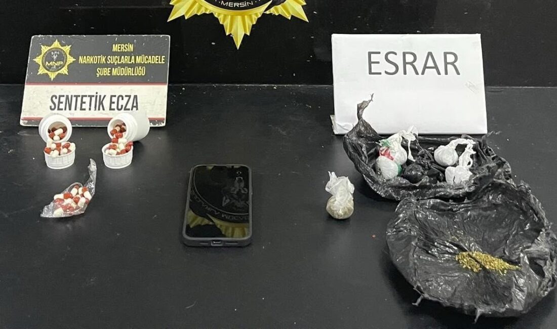 Mersin’de uyuşturucu ticareti yapan sokak satıcılarına yönelik gerçekleştirilen operasyonda 28
