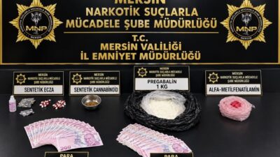 Mersin’de uyuşturucu ticareti yapan sokak satıcılarına yönelik düzenlenen operasyonlarda, çeşitli