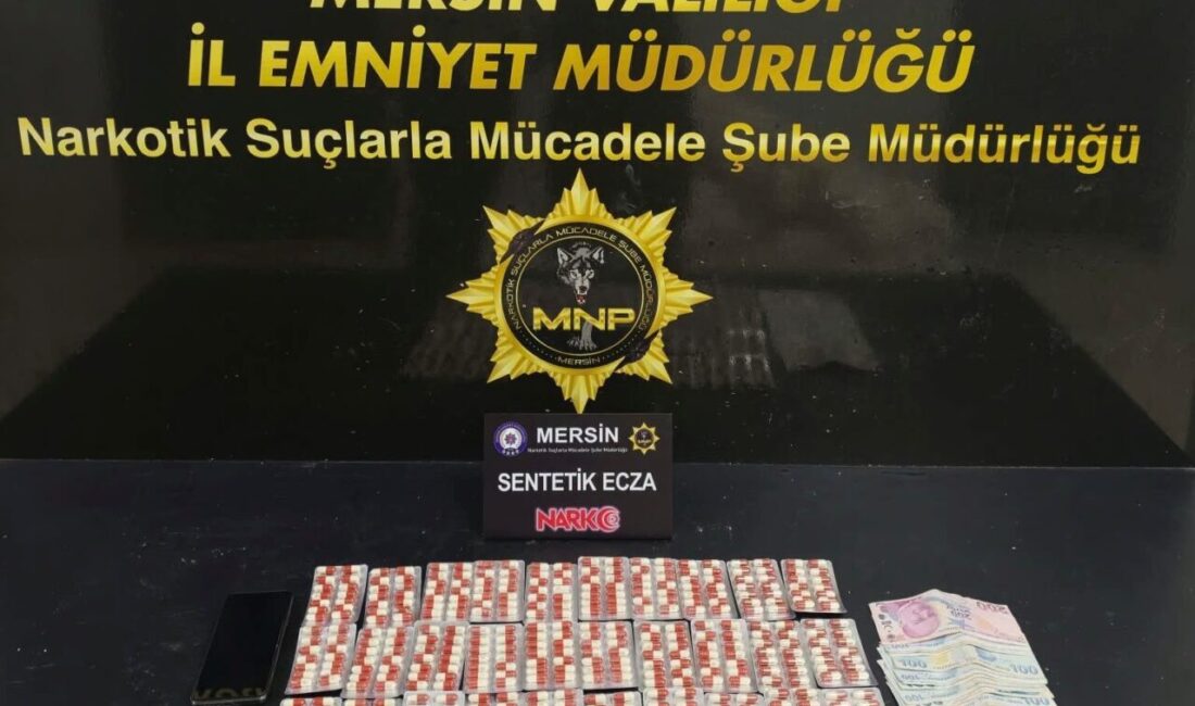 Mersin’de uyuşturucu madde ticareti yapan ve sokak satıcısı olarak tabir