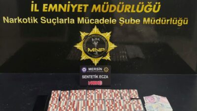 Mersin’de uyuşturucu madde ticareti yapan ve sokak satıcısı olarak tabir