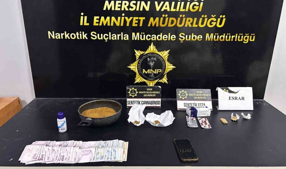Mersin’de uyuşturucu ticareti yapan ve sokakta satış yapan kişilere yönelik