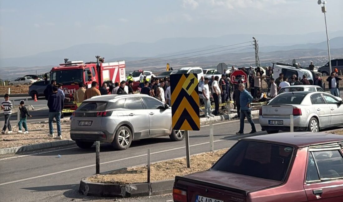 Kahramanmaraş’ta MHP’li milletvekili ve il başkanının konvoyunda meydana gelen trafik