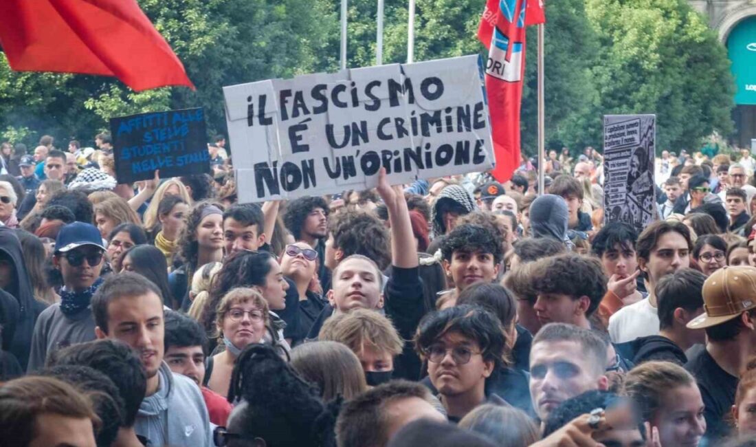 Milano’da yaşam maliyeti ve Başbakan Giorgia Meloni hükümetine karşı düzenlenen