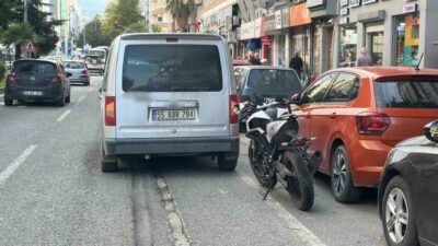 Samsun’da, bir motosikletin hafif ticari bir araca çarpması sonucu meydana