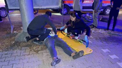 Adıyaman’da meydana gelen bir trafik kazasında motosikletle otomobil çarpıştı ve
