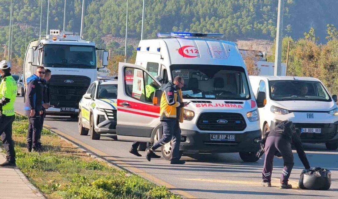 Muğla’nın Menteşe ilçesinde meydana gelen bir trafik kazasında bir kişi