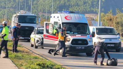 Muğla’nın Menteşe ilçesinde meydana gelen bir trafik kazasında bir kişi