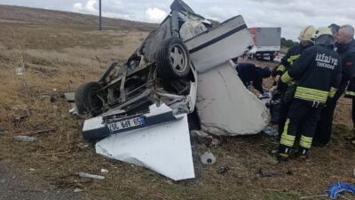 Tekirdağ’ın Muratlı – Süleymanpaşa karayolu üzerinde, heyelan bölgesi olarak bilinen