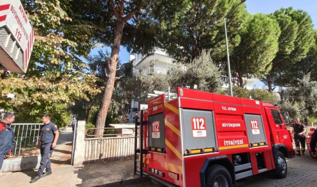 Aydın’ın Efeler ilçesinde bir evin mutfağında çıkan yangın kontrol altına