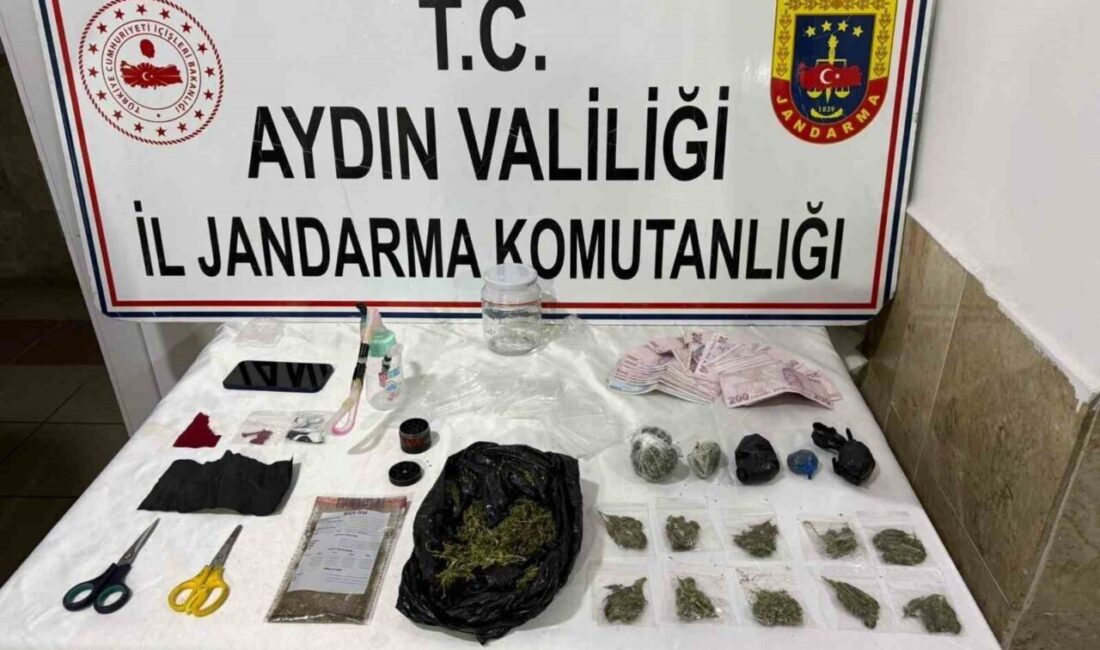 Nazilli ilçesindeki bir evde gerçekleştirilen aramada çok miktarda uyuşturucu madde