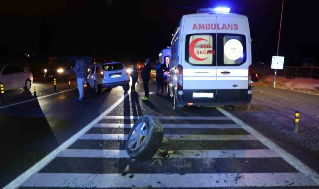 Nevşehir’de, Üçgüzeller mevkisinde meydana gelen trafik kazasında, iddiaya göre Çinli