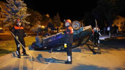 Ürgüp ilçesinde meydana gelen bir trafik kazasında, iddiaya göre yarış