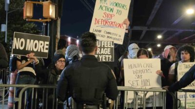 New York kentinde Göçmenlik ve Gümrük Muhafaza Dairesi (ICE) ajanları