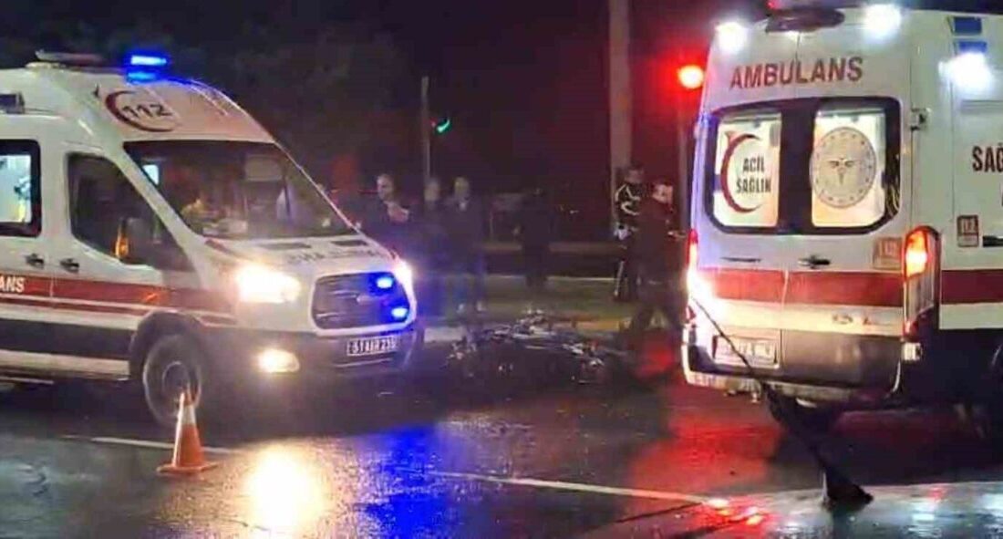 Niğde’nin Bor ilçesinde meydana gelen trafik kazasında, hafif ticari araç