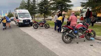 Niğde’de meydana gelen bir trafik kazasında, iki motosikletin kafa kafaya