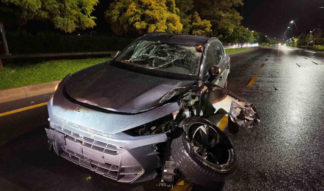 Niğde’de meydana gelen trafik kazasında, kontrolü kaybeden bir SUV araç