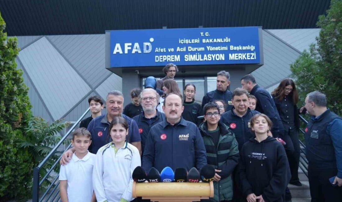 Ankara AFAD İl Müdürlüğü Deprem Simülasyon Merkezi’nde, 13 Ekim tarihinde