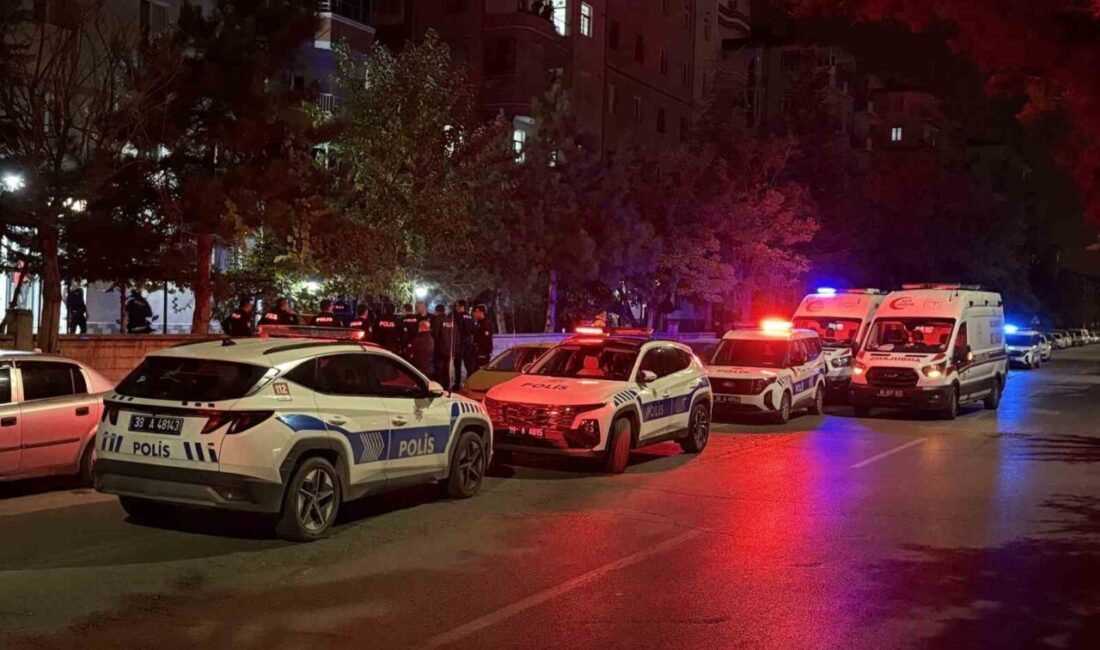 Melikgazi ilçesinde, babasını öldürdükten sonra intihara teşebbüs eden bir kişinin,