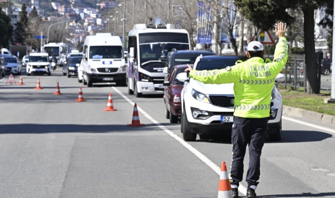 Ordu’da trafik ekiplerince son bir haftada yapılan denetimlerde 19 bin