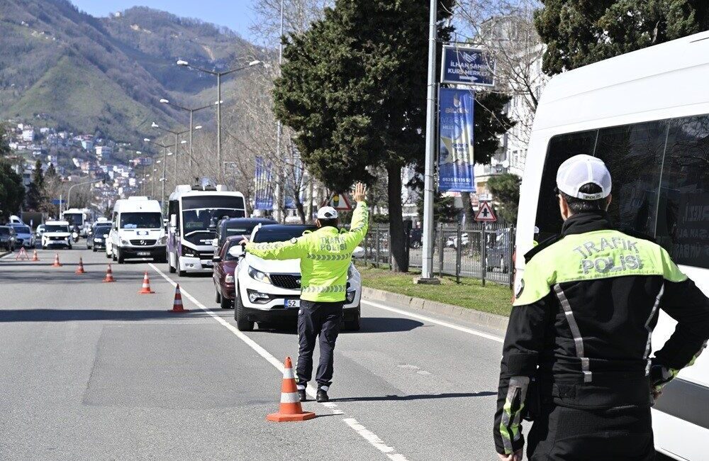 Ordu’da trafik ekipleri tarafından son bir hafta içinde gerçekleştirilen denetimlerde