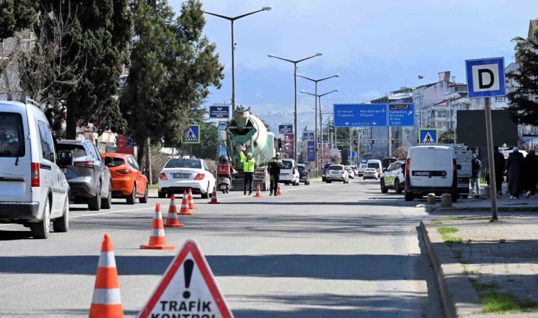 Ordu’da trafik ekipleri tarafından son bir hafta içerisinde gerçekleştirilen denetimlerde