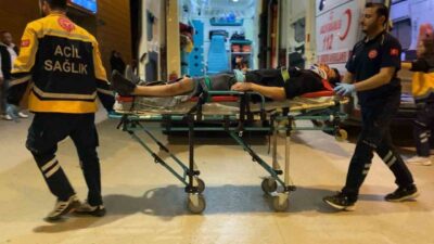 Bursa’nın İnegöl ilçesinde meydana gelen trafik kazasında, bir otomobil ile